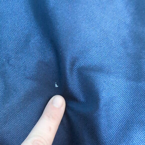 90s Nike Parka Sherpa Lined Stadium Jacket Long Men’s Size XXL Blue Big Swoosh - Picture 8 of 11